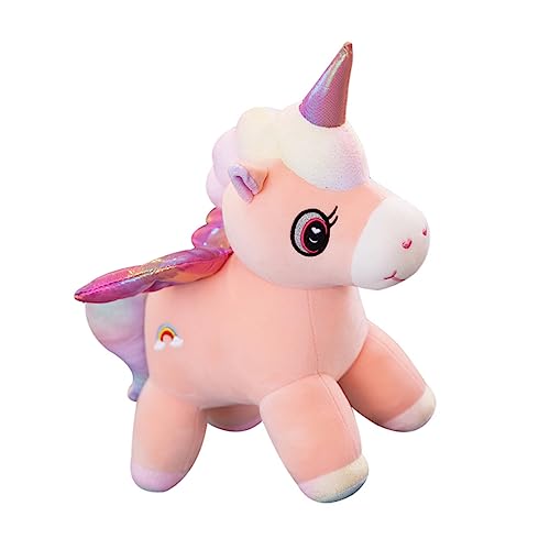 GARVALON 1 Stück üsch Einhorn Puppe üßes Cartoon Mädchen Langes Schlafkissen Ideales Dekor Für Kinderzimmer Tolles Für Mädchen Und Kuscheltier Liebhaber von GARVALON