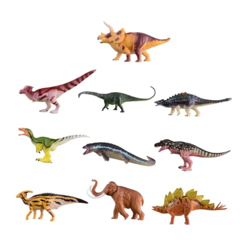 GARVALON 10 Stück Dinosaurier Modell Künstliches Dinosaurier Spielzeug Rayan Spielzeug Für Kinder Tierspielzeug Für Kinder Interessantes Spielzeug Kinderspielzeug Künstliches von GARVALON