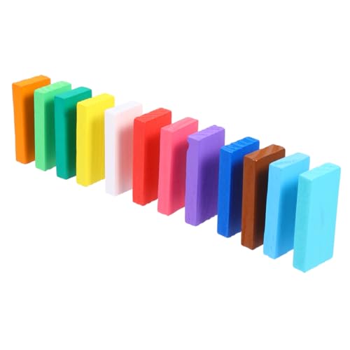 GARVALON 1000 Stück Bunte Holz Domino Spielzeuge Frühpädagogische Puzzle Spielzeuge Für Kinder Ideales Kleinkind Spielzeug Zur Von Kreativität Und Konzentration von GARVALON