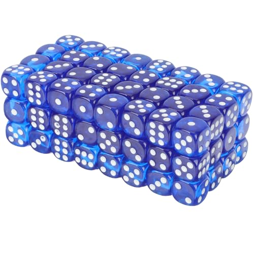 GARVALON 100pcs Cubic Brettspiel Dices Mollseitig Würfel Playthings Party Game Requisiten Für Spiele von GARVALON