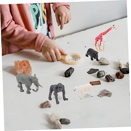 GARVALON 12 Stück Realistische Dschungel Und Waldtierfiguren Miniatur Spielzeugset Für Kinder Lernspielzeug Zur Der Fantasie von GARVALON