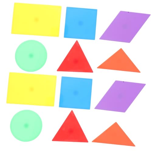 GARVALON 12 Stück Teiliges Magnetisches für Vorschulkinder Farbenfrohe Formen zum Sortieren Erkennen von Rechtecken Quadraten Dreiecken und Parallelogrammen Robustes Lernspielzeug für GARVALON 12 Stück Teiliges Magnetisches für Vorschulkinder Farbenfrohe Formen zum Sortieren Erkennen von Rechtecken Quadraten Dreiecken und Parallelogrammen Robustes Lernspielzeug für von GARVALON