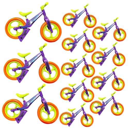 GARVALON 12st Karotten-Balance-Auto Spielzeug Lehrreiches DIY-Fahrrad Zusammenbauen Mini-laufrad Laufrad Zusammenbauen Mini-lernfahrrad DIY-laufrad Fahrrad Selbst Zusammenbauen Plastik von GARVALON