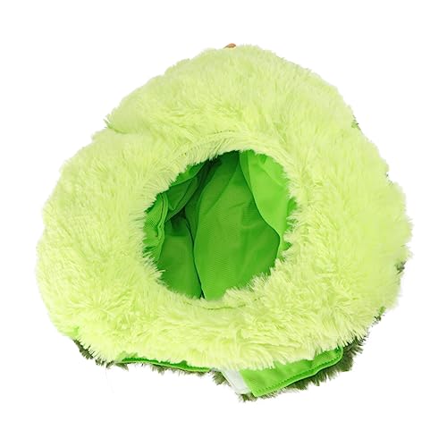 GARVALON 1Stk Avocado-Kopfbedeckung Kopfschmuck in Fruchtform weiche Avocado ca Fruchthut plüschhut aqua tint halloween deko Avocado-Hut Cosplay-Kopfbedeckung Plüsch und pp Baumwolle Green von GARVALON