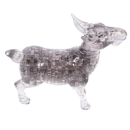 GARVALON 1Stück Kristall Puzzle Ziege Kreatives DIY Tierpuzzle zur Selbstmontage und Elegante Dekoration für Zuhause oder Büro GARVALON 1Stück Kristall Puzzle Ziege Kreatives DIY Tierpuzzle zur Selbstmontage und Elegante Dekoration für Zuhause oder Büro von GARVALON
