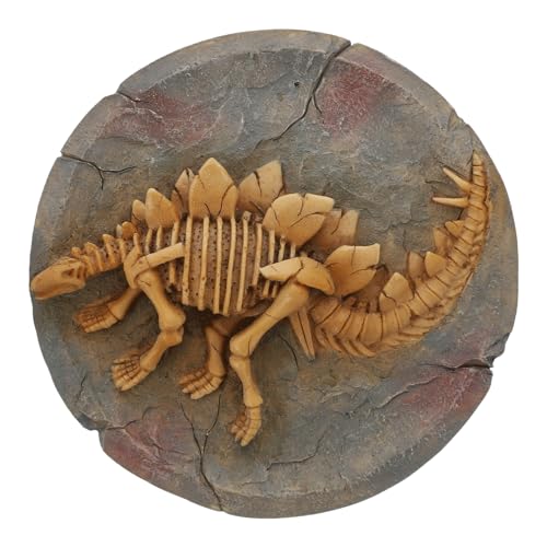 GARVALON 1stk Dinosaurier-fossil-Modell Muster Wanddekoration Dekoratives Dinosauriermodell Fußabdrücke Von Dinosauriern Wandbehang Anhänger Dinosaurier Schmücken Heimdekoration Harz Orange von GARVALON