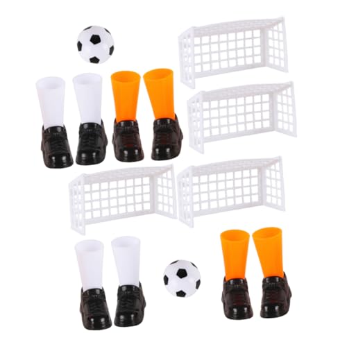 GARVALON Fingerfußball und Mädchen für Jungen Jungen und Mädchen Fußballspielzeug Set mit Fußtor Spielzeug Tischfußballspiel von GARVALON