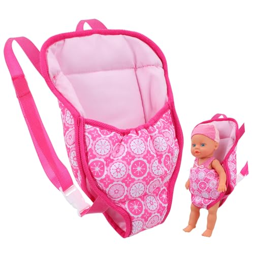 GARVALON 2 Stück 18 Puppenschlinge Tragehilfe Für Babypuppen Spielzeug-babytrage Babypuppenkleidung Babytragetuch Babydoll-trage Puppe Tragbare Taschen Puppen & Zubehör Babytragen Rosa von GARVALON