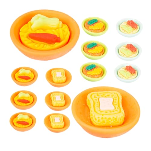 GARVALON 20 Stück Simuliertes Essen Miniatur Dekor Puppenhaus Snack Puppenhaus Mini Snack Mini Snack Japanischer Snack Mini Essen Snack Modell Dekor Mini Snack Dekor von GARVALON