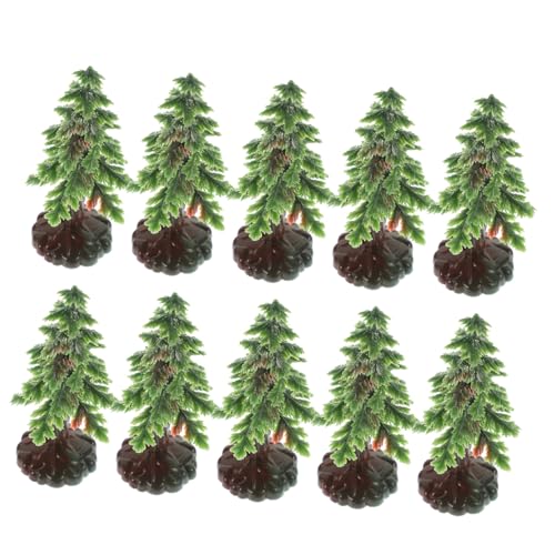 GARVALON 20St Weihnachtsbaumschmuck-Modellspielzeug Goldener weihnachtsschmuck künstliche Baumfigur weihnachtsbaumspielzeug weihnachtsbaumdeko Tischdekoration Baum Weihnachtsbaum Figur PVC von GARVALON