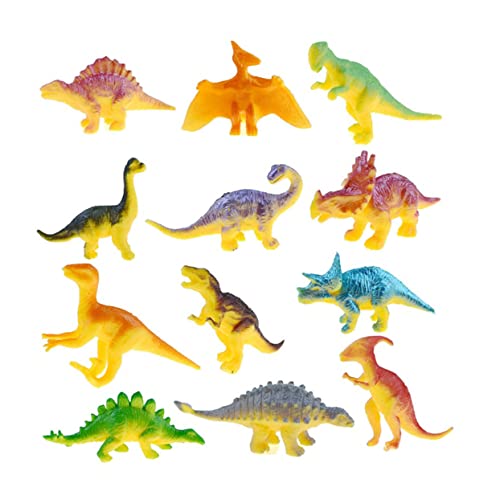 GARVALON 24 Stück Dinosaurierfiguren Für Kinder Interessante Dinosauriermodelle Gemischter Stil Mitgebsel Und Lernspielzeug von GARVALON