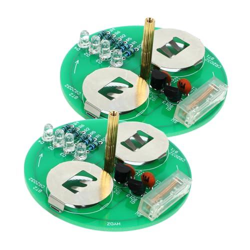 GARVALON 2Sätze LED Gyroskop Bausatz Elektronisches Rotationsgyroskop Lötübungsset für DIY Projekte und Physik Experimente für Bastler GARVALON 2Sätze LED Gyroskop Bausatz Elektronisches Rotationsgyroskop Lötübungsset für DIY Projekte und Physik Experimente für Bastler von GARVALON