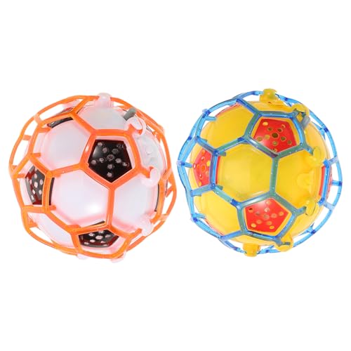 GARVALON 2pcs Luminöser Musik Springen Ball Spielzeug Elektrik Fußballspielzeug Keine Batterie von GARVALON