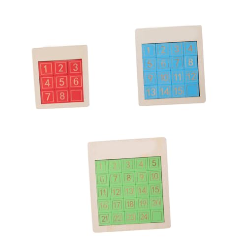 GARVALON 3 Stück Interaktives Zahlen Schiebepuzzle Holzspielzeug Teiliges für Zahlenverständnis Feinmotorik Lernspielzeug Ab Jahren Geschenkidee für Jungen Mädchen GARVALON 3 Stück Interaktives Zahlen Schiebepuzzle Holzspielzeug Teiliges für Zahlenverständnis Feinmotorik Lernspielzeug Ab Jahren Geschenkidee für Jungen Mädchen von GARVALON