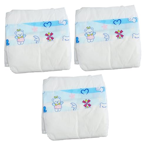 GARVALON 3 Stück Teiliges Puppenwindel Leichtem Dekorative für Puppen Klassisches Design für Kreatives Rollenspiel und Puppenkleidung Zubehör GARVALON 3 Stück Teiliges Puppenwindel Leichtem Dekorative für Puppen Klassisches Design für Kreatives Rollenspiel und Puppenkleidung Zubehör von GARVALON