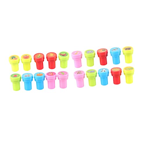 GARVALON 30 Stück Kinder Stempel Party Stempel Spielzeug Kinder Selbsttinte Stempel Gemusterte Stempel Spielzeuge Tier Stempel Festival Stempel Spielzeug Kinder Siegel Spielzeug von GARVALON