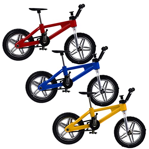 GARVALON 3er Set Miniatur Finger Mountainbike Modell Mini Alloy Bikes Und Perfektes Finger Sports Für Sammler Und Dekoration von GARVALON