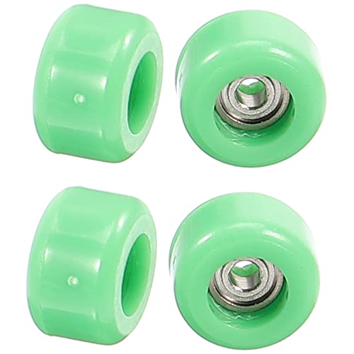 GARVALON 4 Stück Fingerskate für Kinder Spielzeug für Kinder kompaktes Skate-Spielzeug Hand Spielzeug Finger Skateboard Simulation-Skate-Roller tragbares Fingerspielzeug Rostfreier Stahl von GARVALON