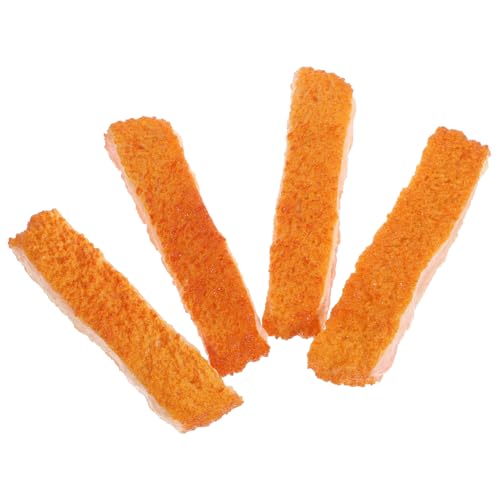 GARVALON 4stücke Künstliche Gebratene Schnitzel Deko-Requisiten Für Küche Und Restaurant Realistische Simulation Für Fotografie Und Spaß Langlebiges Modell GARVALON 4stücke Künstliche Gebratene Schnitzel Deko-Requisiten Für Küche Und Restaurant Realistische Simulation Für Fotografie Und Spaß Langlebiges Modell von GARVALON