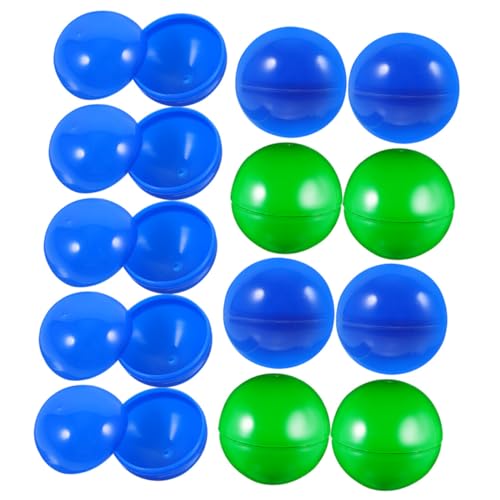 GARVALON 50 Stück Lotteriekugel Partyspielbälle Pool mit farbigen Bällen Partybälle verlosen Kugel Kugeln lotto Kugeln bockrollen Kugelstützen aus Kunststoff interessante Spielbälle PVC von GARVALON