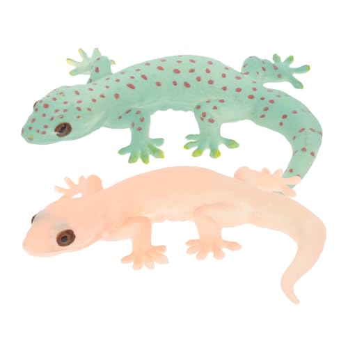 GARVALON 6 STK Simulations-Gecko Eidechsenspielzeug Für Kinder Realistisches Echsenspielzeug Desktop-eidechsendekoration Skulptur Krabbelndes Spielzeug Eidechsenfigur Reptil PVC von GARVALON