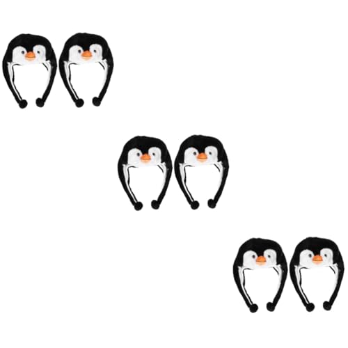 GARVALON 6 Stk Pinguin-Hut tierischer Hut kawaii Hut Soda-Hut witzige Hüte Party-Pinguinhut caps für kinder tiermütze Hutschachtel kleider Partyhut-Requisite Pinguin-Requisite PP Baumwolle von GARVALON