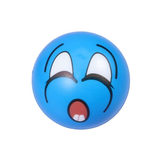 GARVALON 6er Set 63mm Anti Stress Ball Mit Lustigen Gesichtern Stressabbau Für Und Erwachsene Ideal Für Büro Schule Und Freizeit Zufällige Muster von GARVALON