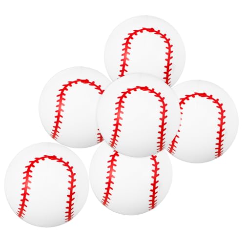GARVALON 6stücke Teiliges Junge Mädchen Inflatable PVC Baseball Set Weiche Bälle Für Strand Und Pool Für Outdoor-Spiele Sicheres Und Kreatives Spielen Für Jungen Und Mädchen GARVALON 6stücke Teiliges Junge Mädchen Inflatable PVC Baseball Set Weiche Bälle Für Strand Und Pool Für Outdoor-Spiele Sicheres Und Kreatives Spielen Für Jungen Und Mädchen von GARVALON