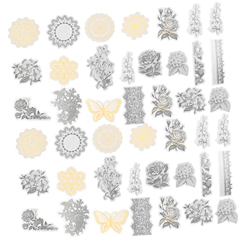 GARVALON 60St Pocket-Sticker-Pack Geschenkaufkleber vorhandener Aufkleber Pflanzen-Tag Sammelalbum liefert Scrapbooking Sticker Scrapbook Stickers DIY Bastelaufkleber Papieraufkleber von GARVALON