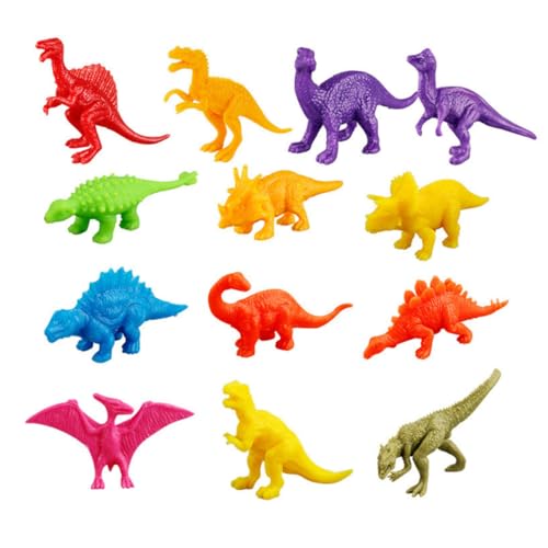 GARVALON 65 Stück Dinosaurier Finger Toys Simulation Dinosaurier Modell Lernspielzeug Für Kinder Kognitive Entwicklung Schöne Tierfiguren Spielzeugset von GARVALON