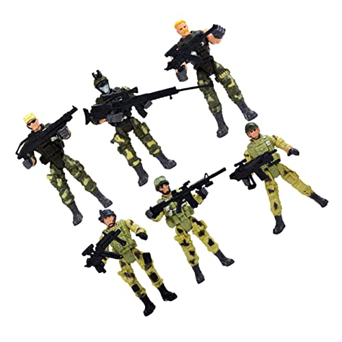 GARVALON 6st Modell Spezialeinheiten Miniatur-soldatenfiguren Soldaten-actionfiguren Ranger-actionfiguren Soldatenfiguren Spielzeug Mini-Soldaten-Figuren Aktion Soldatenspielzeug von GARVALON