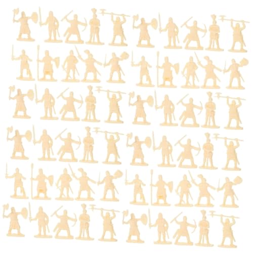 GARVALON 800 Stück Mini Soldat Krieger Actionfiguren Spielzeug Mittelalterliche Soldatenfiguren Winzige Menschen Ritter Actionfigur Mini Menschenfiguren Sandtisch Miniatur von GARVALON