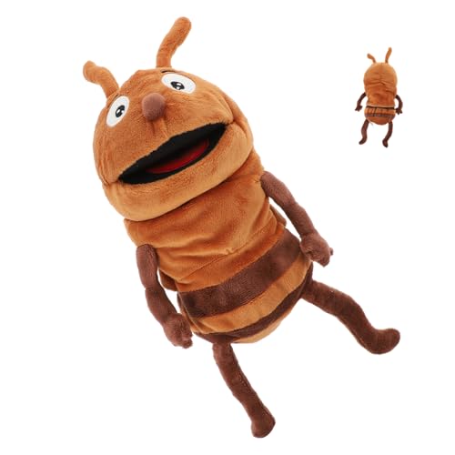 GARVALON Ameisenhandpuppe Simulation Ameisenmodell Cartoon Ameisenpuppenspielzeug Ameisenhandspielzeug Ameise Gefüllte Handpuppe Kinderhandpuppe Kreatives Puppenspielzeug Puppen von GARVALON