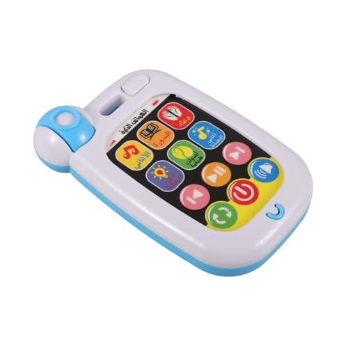 GARVALON Arabisch Lernmaschine Spielzeug Kindertelefon Kleinkind Smartphone Dummes Telefon Für Kinder Musik Telefon Spielzeug Handy LED Kindertelefon Spielzeug Handy Leuchtendes von GARVALON