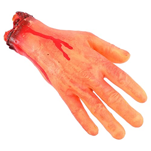 GARVALON Blutige Hand Requisiten Für Halloween Lustige Party Tricks & Dekoration Für Kreative Halloween Party Supplies Für Gruselige Events von GARVALON