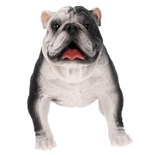 GARVALON Hund Französische Bulldogge Modellfigur Dekorative Hundestatue Als Ornament Für Hundeliebhaber Und Geschenkidee Für Hundebesitzer Spielzeug Hund von GARVALON