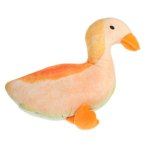 GARVALON Ente Plüschpuppe Stoffhunde für Kinder Kuscheltiere für Mädchen kindertagsgeschenke kindertag Spielzeug schöne Kuscheltiere Babys Kuscheltiere Schwamm Orange von GARVALON