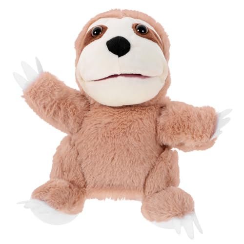 GARVALON Faultier Handpuppe Spielzeug Tierhandspielzeug Tier Plüsch Erzählende Emuliertes Tierspielzeug Rollenspiel Handpuppen Cartoon Tierpuppenspielzeug Kreative Puppenspielzeuge von GARVALON