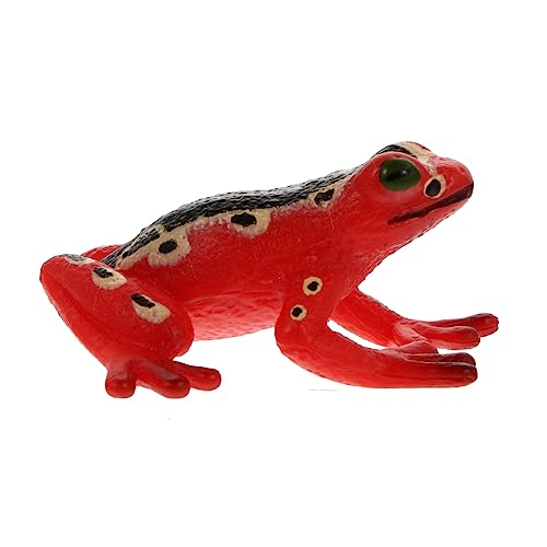 GARVALON Frosch Modell Kinder Spielzeug Mini Modell Tier Spielzeug Modell Simulation Modell Tier Dekoration Pädagogisches Spielzeug Tier Modell Spielzeug Tier Display Modelle Pädagogisches von GARVALON