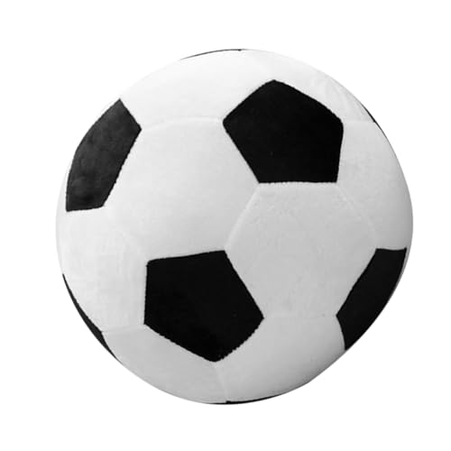 GARVALON Fußballspielzeug Cute Pillow süße Kissen Plüsch Fußball Soft Toy Fußball Plüschtier Gefülltes Fußball-Fußball-Plüschtier Sportball-Wurfkissen Gefülltes Fußballkissen kurzer Plüsch von GARVALON