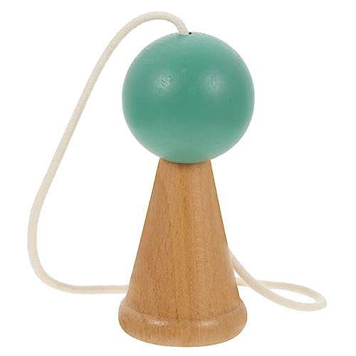 GARVALON Geschicklichkeitsball Für Kinder Zubehör Für Kinder Interaktives Kendama Spielzeug Verschleißfestes Kinderspielzeug Kinder Kendama Spielzeug Handübungsspielzeug Holz von GARVALON