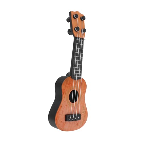 GARVALON Gitarrenspielzeug für Kinder Gitarren-Lernspielzeug Mini-Musikinstrument Kinder Gitarre Spielzeug Musikalisches Spielzeug für Kinder Gitarre für Anfänger Kinderspielzeug Abs Yellow von GARVALON