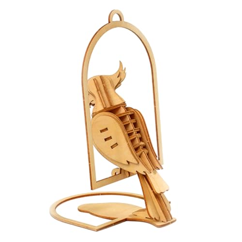 GARVALON Holzpuzzle mit Papagei Motiv Kindersicheres Handgefertigtes DIY Holzspielzeug Hand Auge Koordination und Feinmotorik Lernspielzeug für Ab Jahren GARVALON Holzpuzzle mit Papagei Motiv Kindersicheres Handgefertigtes DIY Holzspielzeug Hand Auge Koordination und Feinmotorik Lernspielzeug für Ab Jahren von GARVALON