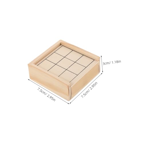 GARVALON Holzspielzeug Brettspiel aus Holz Tragbar für Erwachsene Edukatives Brettspiel für Familien und Freunde Logisches Denkspiel Table Vintage Design GARVALON Holzspielzeug Brettspiel aus Holz Tragbar für Erwachsene Edukatives Brettspiel für Familien und Freunde Logisches Denkspiel Table Vintage Design von GARVALON