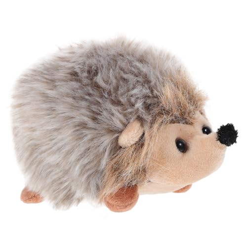 GARVALON Igel Spielzeug Kinderspielzeug Tierisches Plüschtier Kuscheltier Im Schlafzimmer Heimdekoration Igel Stofftier Kinder Plüsch Igel Cartoon-Design-Igel-Puppe Light Grey Kieselgel von GARVALON