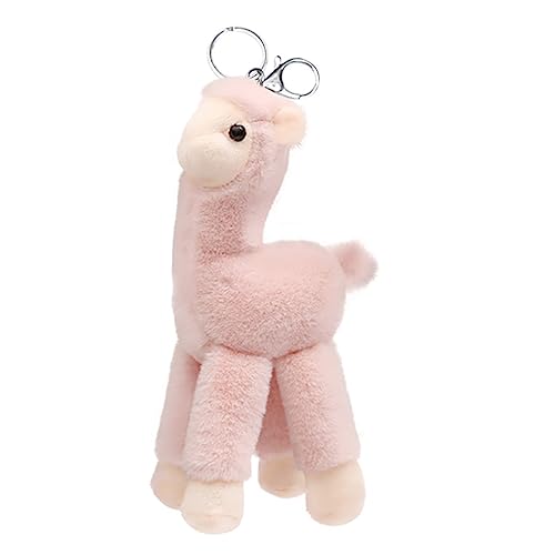 GARVALON Keychain Anhänger Schöner Schlüsselring Hängender Anhänger Plüsch Alpaca Key Bag Anhänger von GARVALON