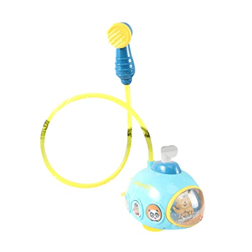 GARVALON Kinderdusche lustiges Badespielzeug Wasserspielzeug Badewannenspielzeug für Babys Kinder badewannenspielzeug duschkopf Kinder Sprinkler mit Tiermuster Duschspielzeug Plastik Blue von GARVALON