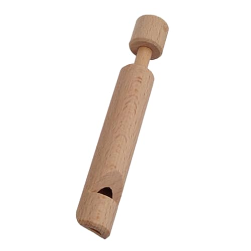 GARVALON Kinderzeichnung Piccolo Musik Spielzeug Flöteninstrument Für Kinder Kindermusikinstrument Musikinstrumente Rutschpfeife Für Kinder Hölzerne Kinder Schieben Holz von GARVALON