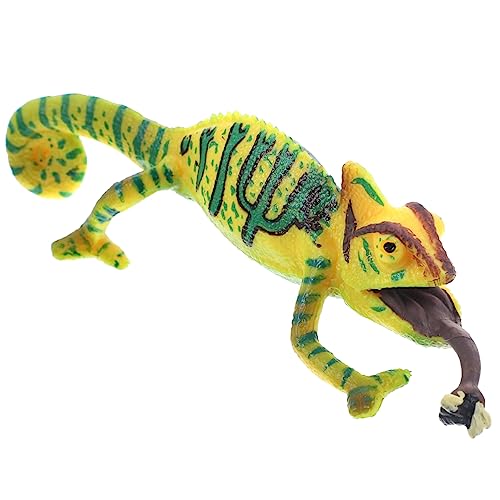 GARVALON Lebensechte Chamäleon Figur aus PVC Detailliertes Reptilienmodell Robustes Desktop Ornament für Wohnraumdekoration und Kreatives Spiel Langlebige Tischdekoration GARVALON Lebensechte Chamäleon Figur aus PVC Detailliertes Reptilienmodell Robustes Desktop Ornament für Wohnraumdekoration und Kreatives Spiel Langlebige Tischdekoration von GARVALON