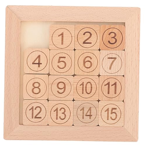 GARVALON Pädagogisches Holz Zahlenpuzzle für Kinder Schiebe Zahlenpuzzle Lernspielzeug zur Intelligenz Spaßige Zahlenform Puzzles für Zuhause und Schule GARVALON Pädagogisches Holz Zahlenpuzzle für Kinder Schiebe Zahlenpuzzle Lernspielzeug zur Intelligenz Spaßige Zahlenform Puzzles für Zuhause und Schule von GARVALON